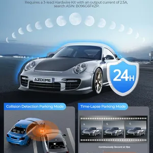 ترقية AZDOME M550 Pro Car DVR Dash Cam 4K 5.8Ghz WiFi 2/3 كاميرات أمامية / مقصورة / خلفية كاميرا GPS للرؤية الليلية لوقوف السيارات أفضل 8 مبيعات شاشة محمولة مقاس 20 بوصة - رقم 5