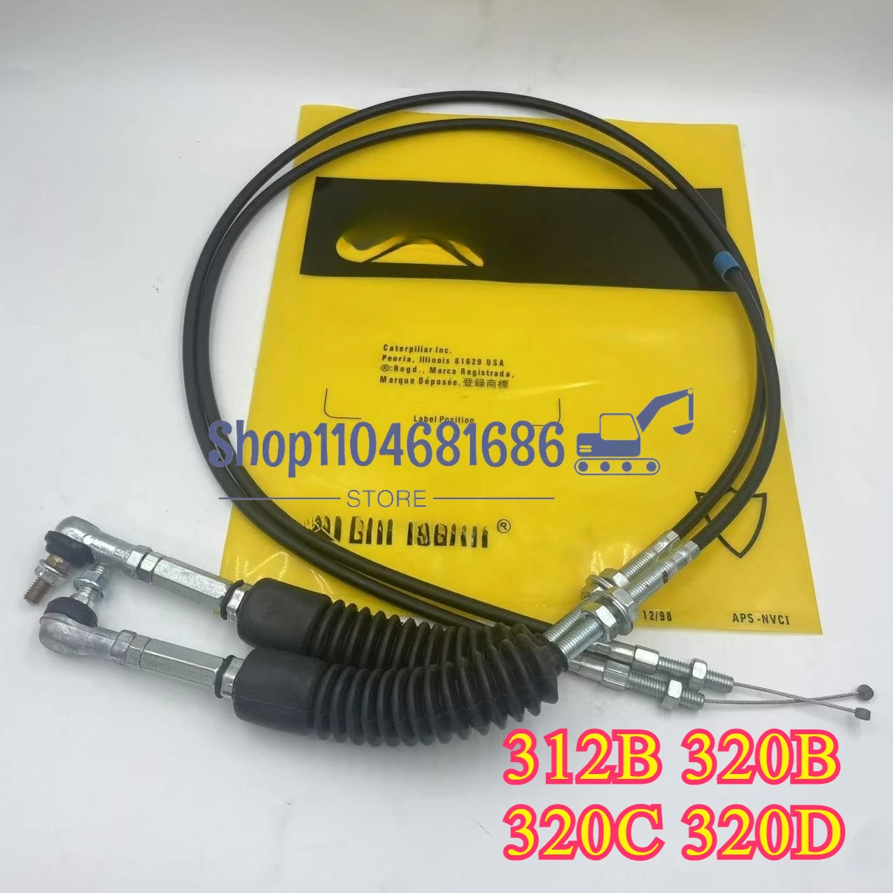 

Cable For Cat Caterpillar 320b 312b 320c 320d E320b E312b E320c E320d Excavator Throttle Stepper Motor Accelerator Accessories