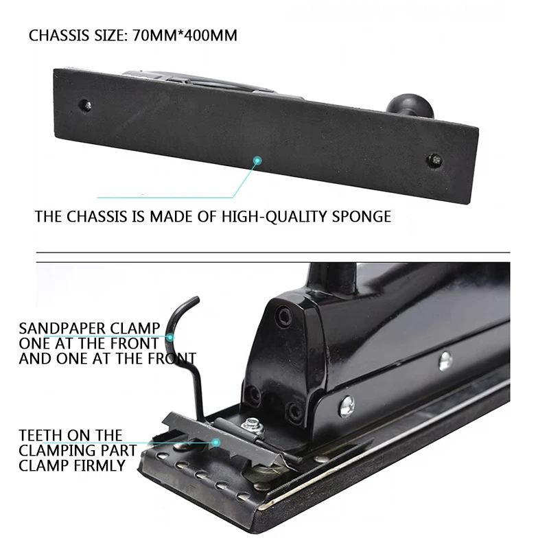 Factory Price Orbital Sandpaper Machine Reciprocating Pneumatic Grinder Sandpaper Grinder Wind Mill Bd-7029