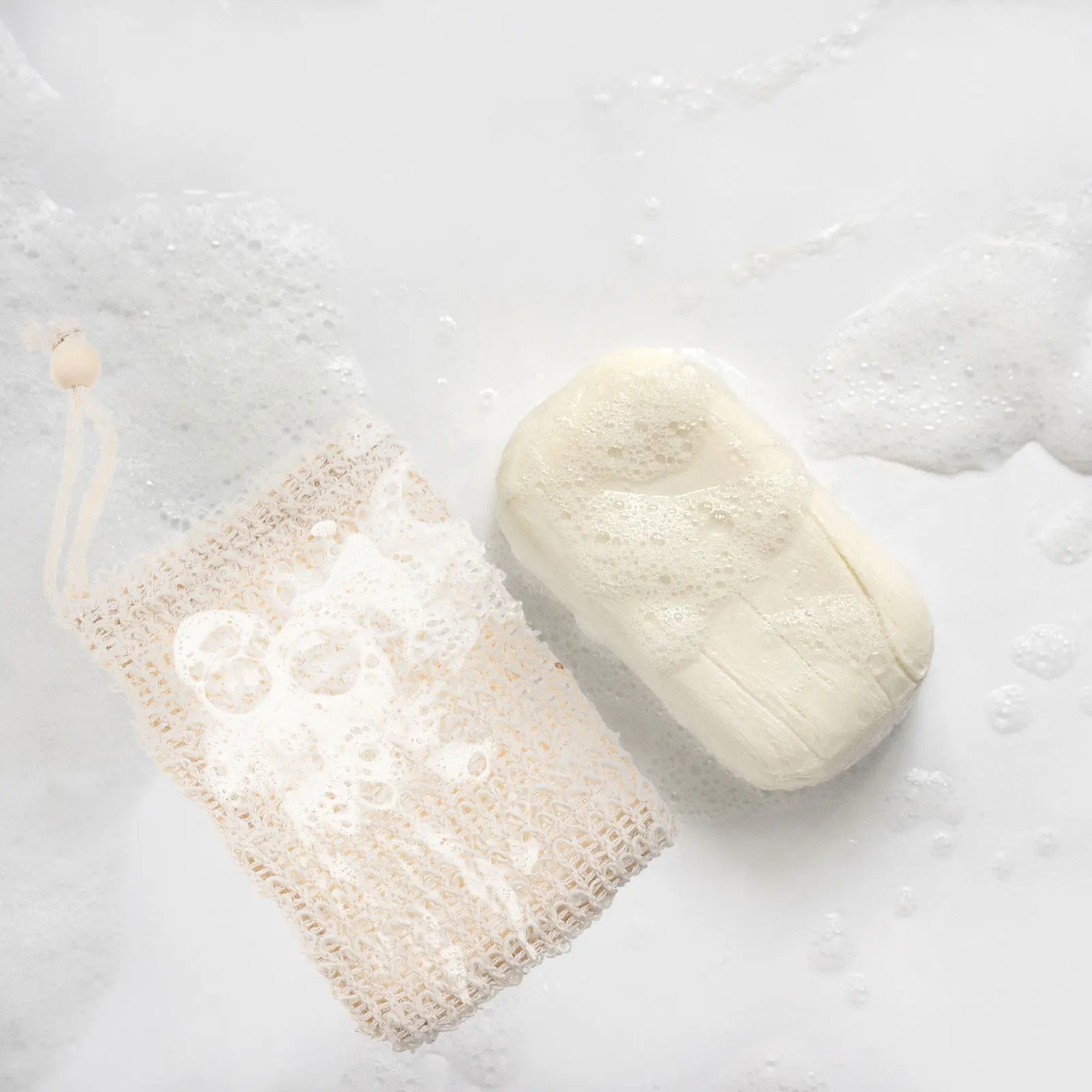 

Набор из 4 мешочков для мыла из хлопка и льна: отшелушивающие, для душа, экономящие мыло, легко сохнущие, для мужчин и женщин