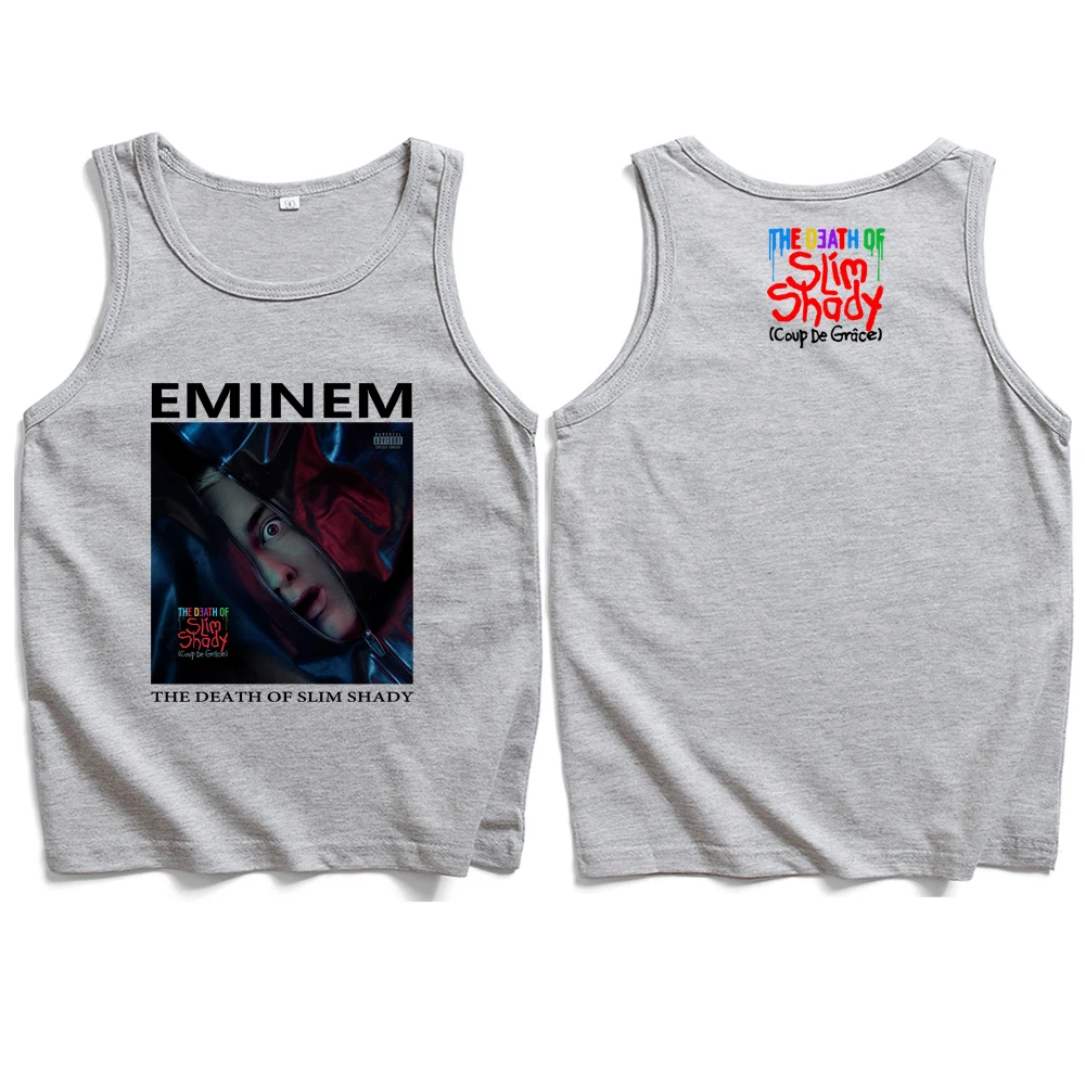 Eminem Houdini 2024 & Death of Slim Shady T-Shirt Sportswear Summer Vest Tank Tops