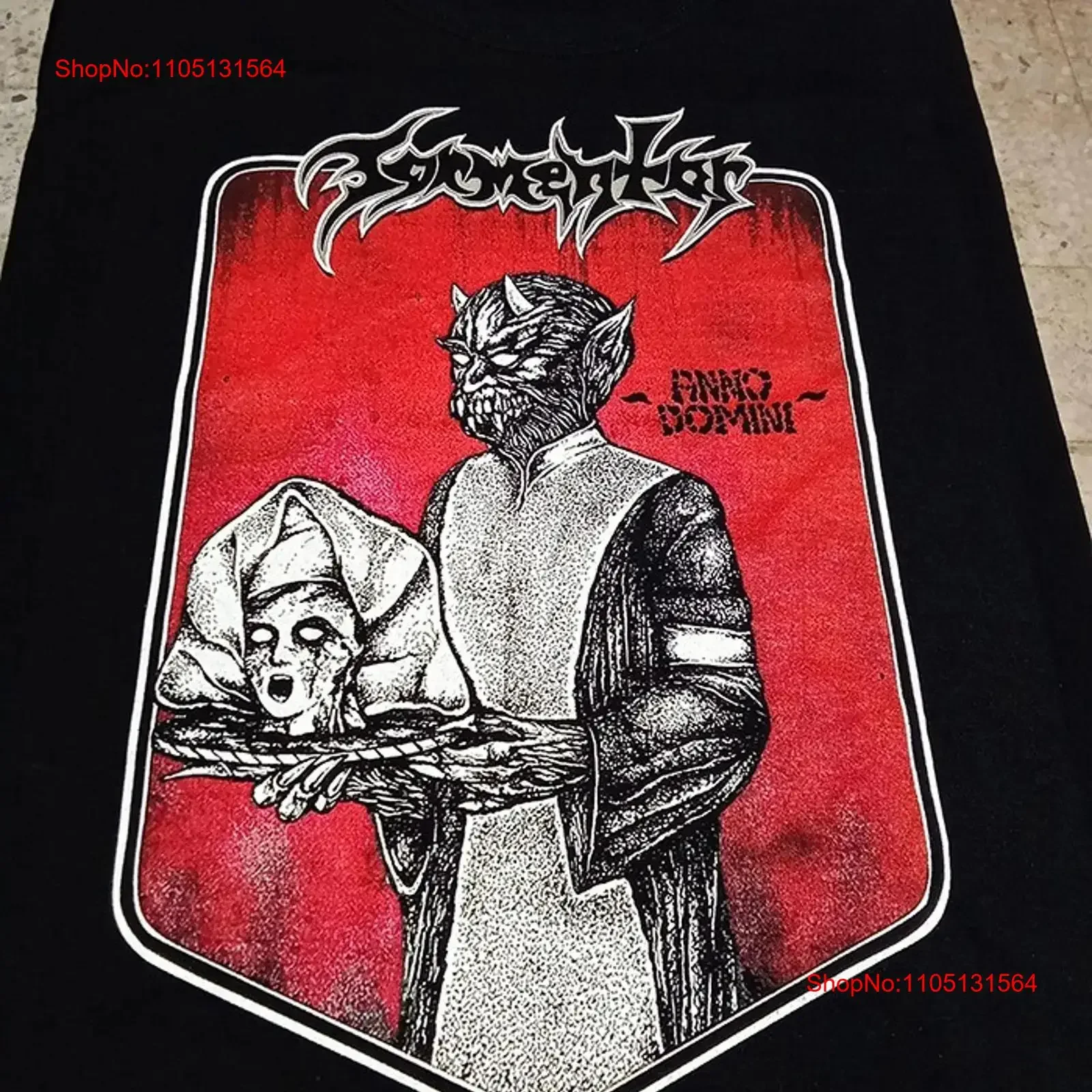 TORMENTOR Anno Domini Cotton T Shirt Concert S to 5XL AR153 vintage Washed Casual fashion Versatile Comfortable