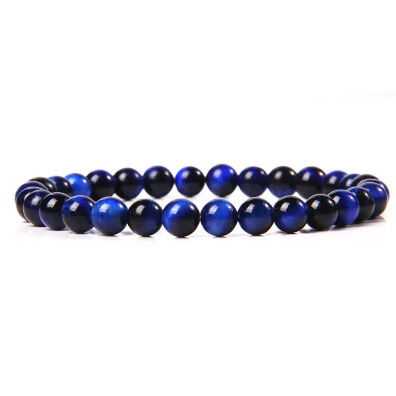 6MM Beads Stretch Bracelets For Women Men Energy Agates Healing Stone Bracelet Elastic Rope Bangles Health Protection Jewelry