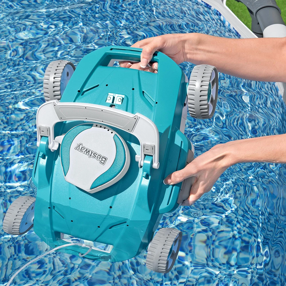 자동 로봇 수영장 청소기 90분 작동 시간 트리플 모터 - Robotic Pool Cleaner Wall Climbing 리뷰 및 가격