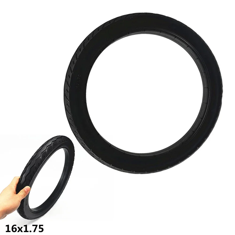 

AAAAAAA16 дюймов 16*1,75 взрывозащищенные твердые шины полиуретановые шины запасные аксессуары для велосипеда для электрического велосипеда