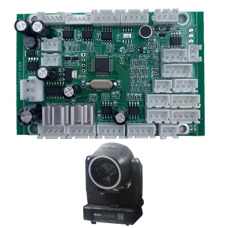 150W LED Moving Head Light Main Board DMX Control Motherboard Replacement Spare Parts
