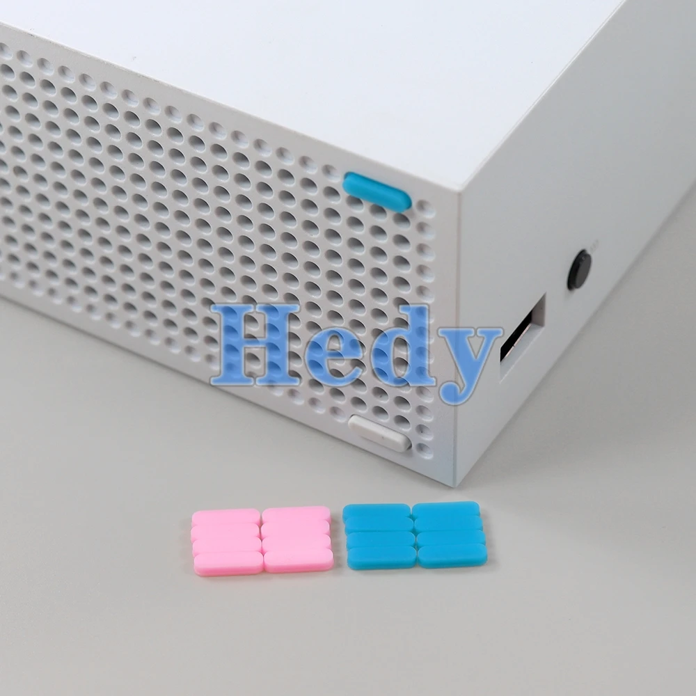 1 مجموعة لسلسلة XBOX XSS قواعد مطاطية غطاء للقدم مقاوم للصدمات لوحدات التحكم XBOXSeries S استبدال إصلاح جزء