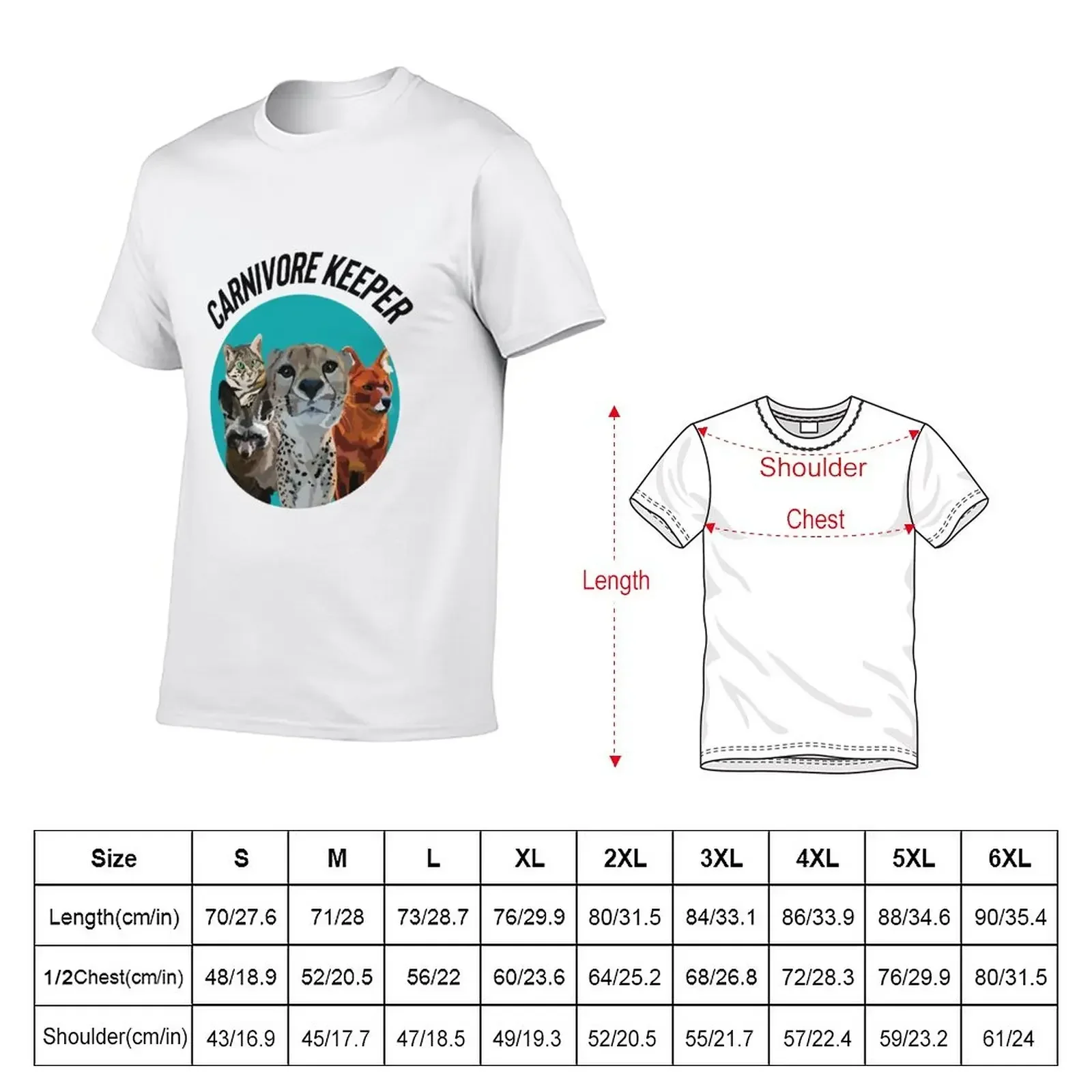 Carnivore Keeper T-Shirt quick drying kawaii clothes t shirt for men