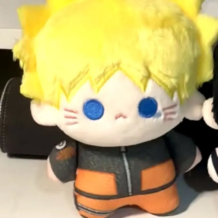 10cm NARUTO animation peripherals Naruto Uzumaki Uchiha Sasuke cotton doll plush toy, gift for friends view 4