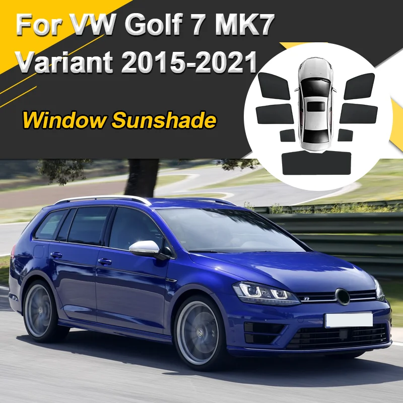 

Автомобильные солнцезащитные козырьки для Volkswagen VW Golf 7 MK7 Variant 2015-2021, сетчатые магнитные теплоизоляционные козырьки, автоаксессуары