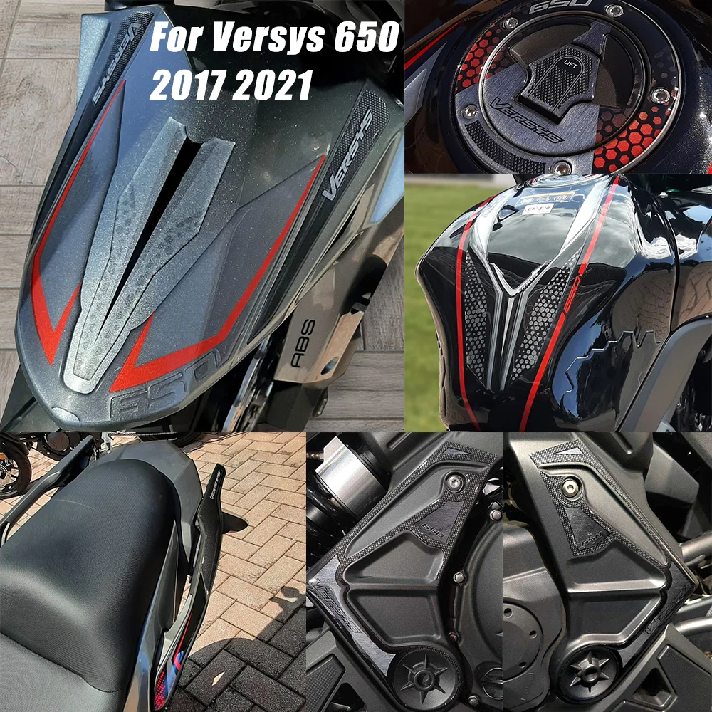 

For Versys 650 2017 2021 Waterproof Protective Sticker Motorcycle 3D Sticker Kit Motorcycle Sticker