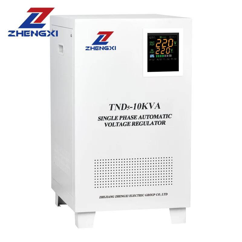 Tnd Svc 10kw 15kva 20kva 220v Servo Motor 110v 230v Single Phase Automatic Voltage Regulator Stabilizer