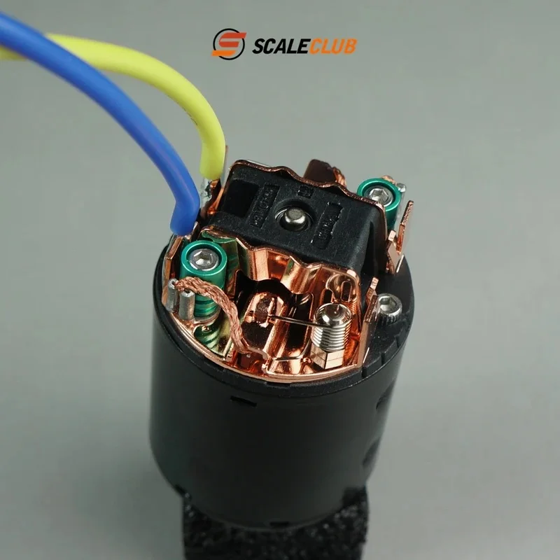 RC 1/14 Scaleclub Modellmotor mit Bürste für Tamiya Hydraulikbagger, Lader, Muldenkipper für SCANIA, MAN, VOLVO Kipper DIY-Teile – Detail 3