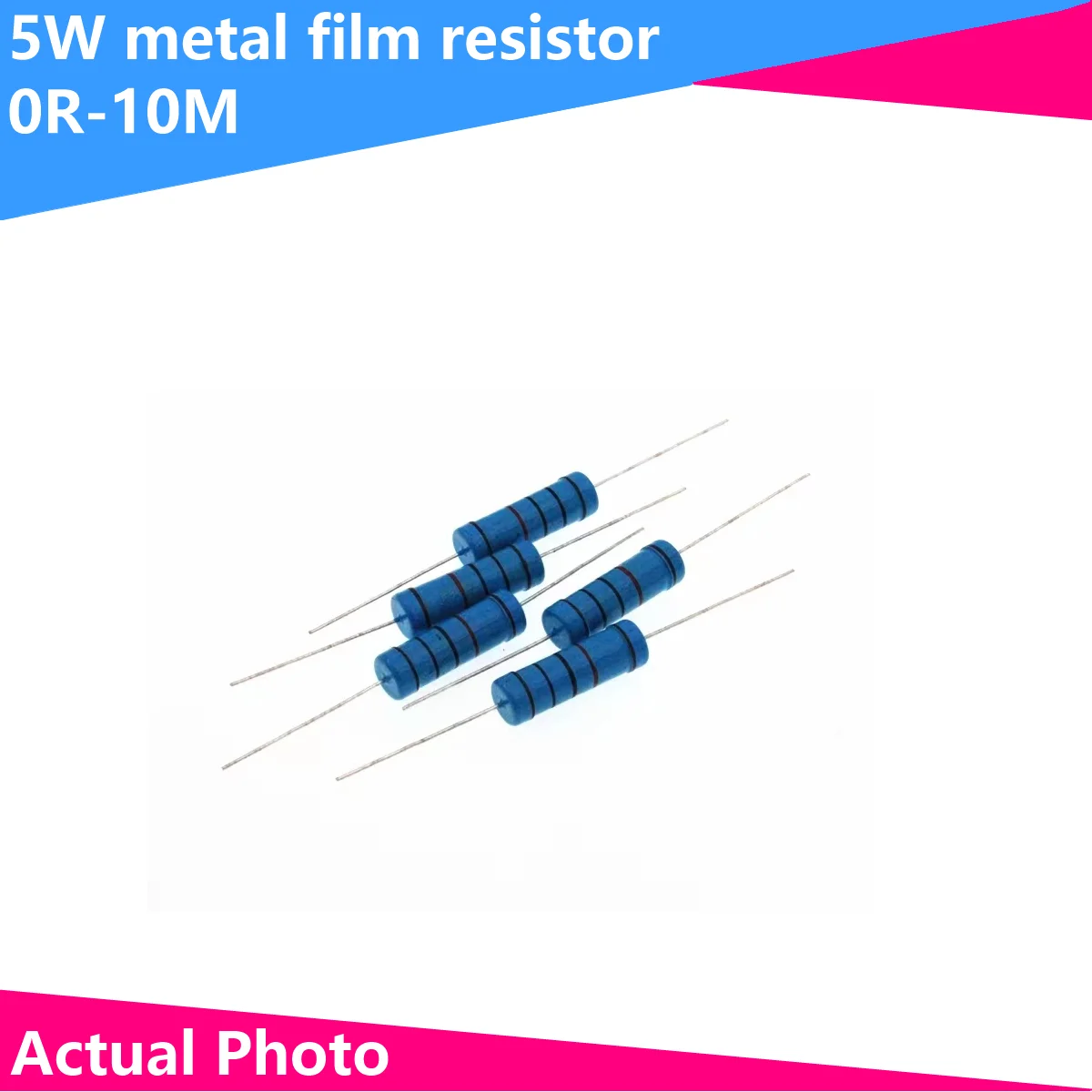 

10PCS 3W resistor resistance Metal film 1R 2R 3R 4.7R 10R 33R 47R 100R 220R 470R 1K 2. 3.3K 4.7K 10K 22K 33K 100K-10M