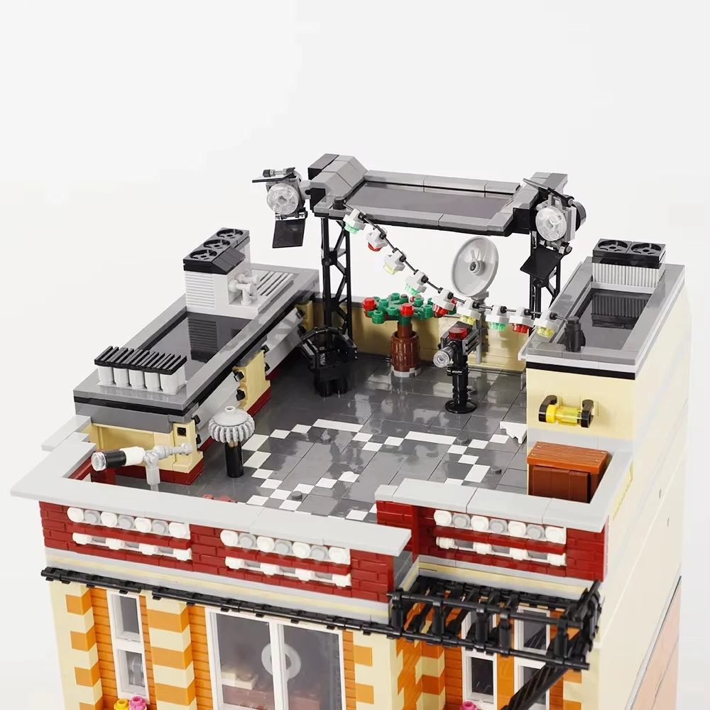 4335 elementów Central Perk Friended MOC Street View Modularny Model Domu Klocki Konstrukcyjne Kreatywny Ekspert Downtown Diner