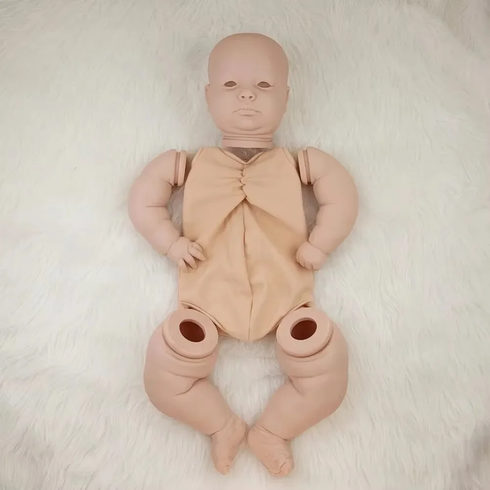 

23-дюймовый комплект Reborn, 2 версии Sleeping and Awake Baby, реалистичный настоящий виниловый комплект Reborn, неокрашенный незавершенный пустой комплект кукол