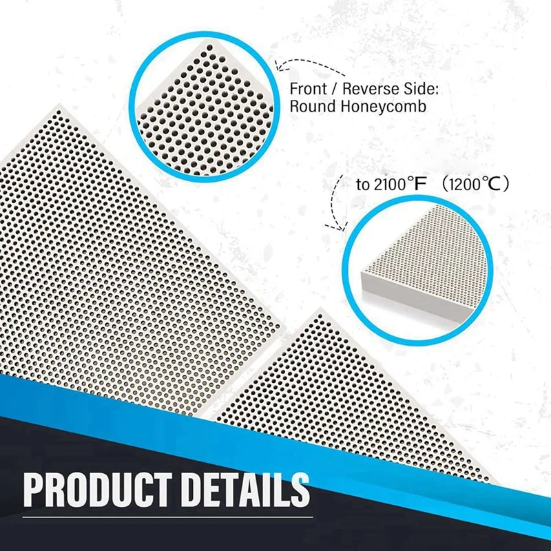16 PCS Honeycomb Welding Block Ceramic Welding Plate Welding Block Panel Welding Making Kit Jeweler Fusioncasting Tools