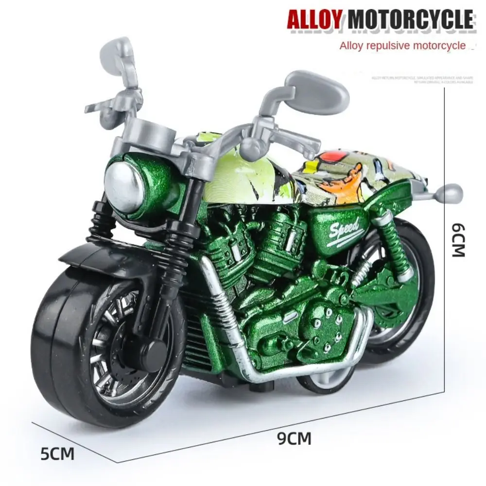 Trek auto terug pullback motorfiets model legering simulatie motormodel mini locomotief motorfiets actiefiguren
