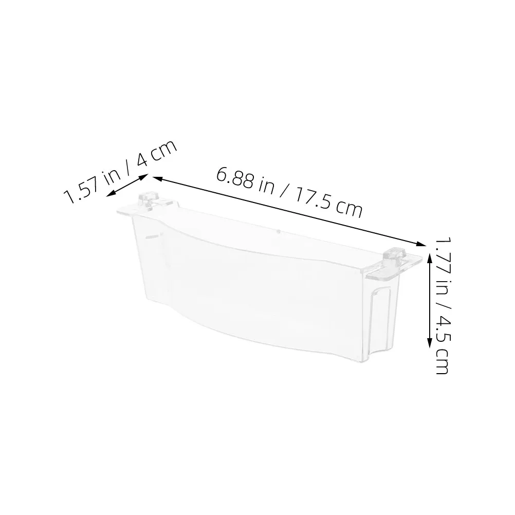 3Pcs Oil Drip Plastic Tray Thickened Grease Collector for Range Hood Kitchen Accessories Large Capacity High Temperature