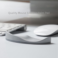 Silicone Mouse Wrist Rest Soft Pad Palm Hand Support That Moves with Wrist Durable Computer Gaming Armrest for Ergonomic Comfort