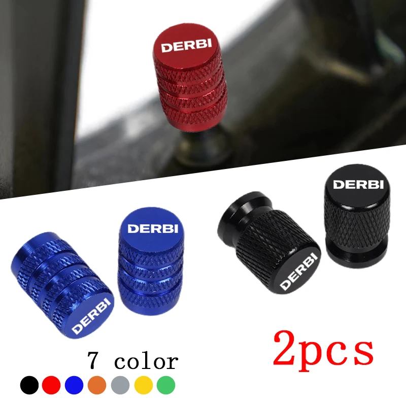 

2 шт. алюминиевые колпачки для ниппелей шин с ЧПУ для мотоциклов DERBI VARIANT SPORT R, аксессуары