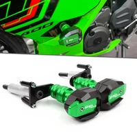 Ajuste para Z400 Z500 NINJA400 NINJA500 NINJA 400 500 motocicleta protección contra caídas marco deslizante carenado Protector Crash Pad