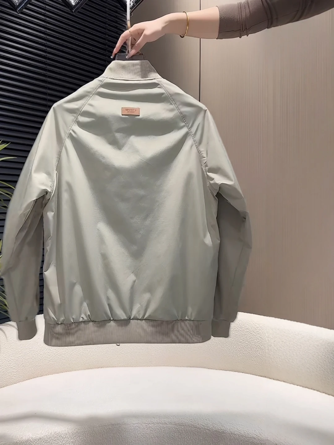 

Slim Fit American Sle Baseball Jaet for Men Faionable Workwear Pilot Coat Autumn New Arrival Polyester Fiber Zipper Clo...