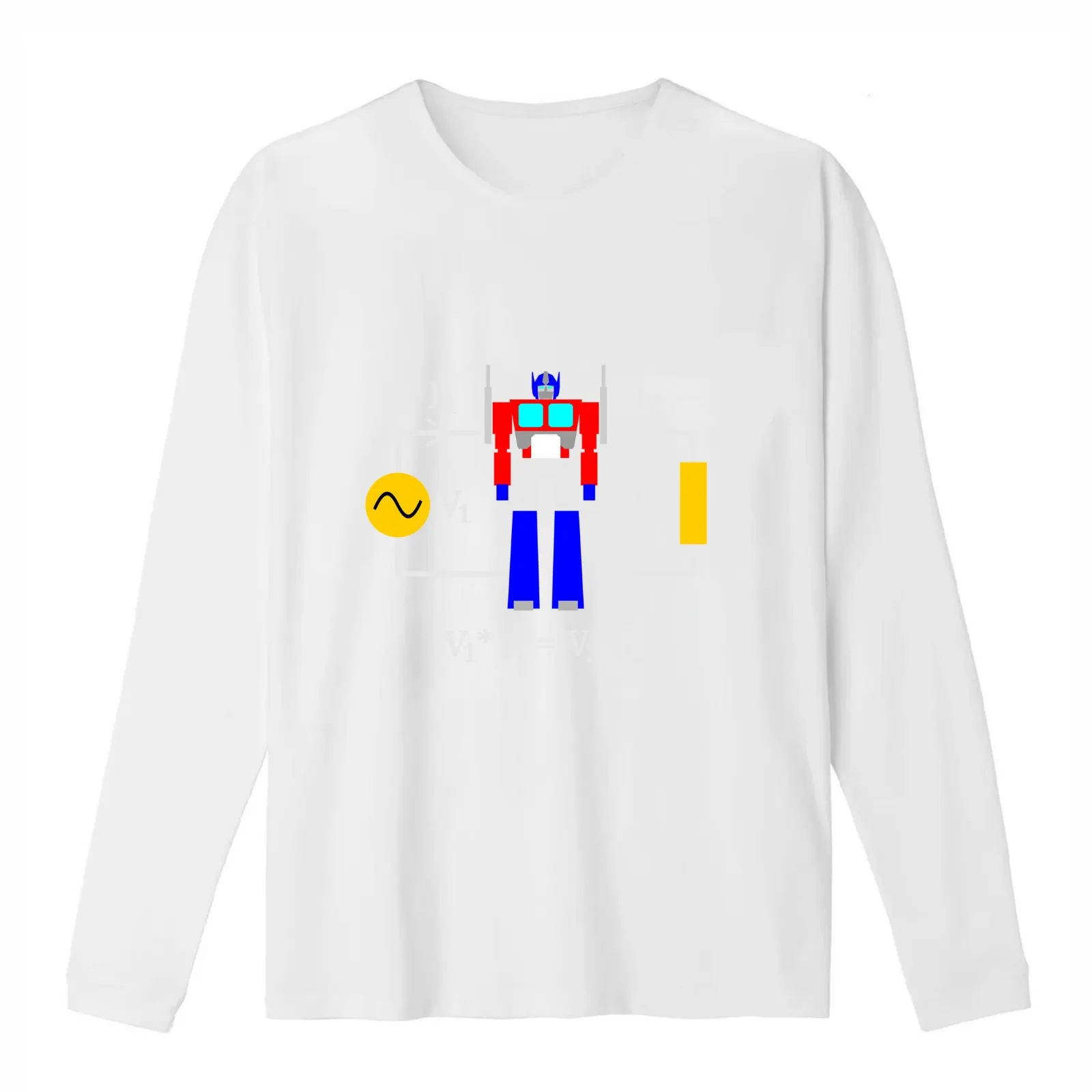 Power Transformer T-Shirt Summer Casual Cotton Tee Oversized Streetwear Tops Vintage Graphic Print Loose Fit Short Sleeve