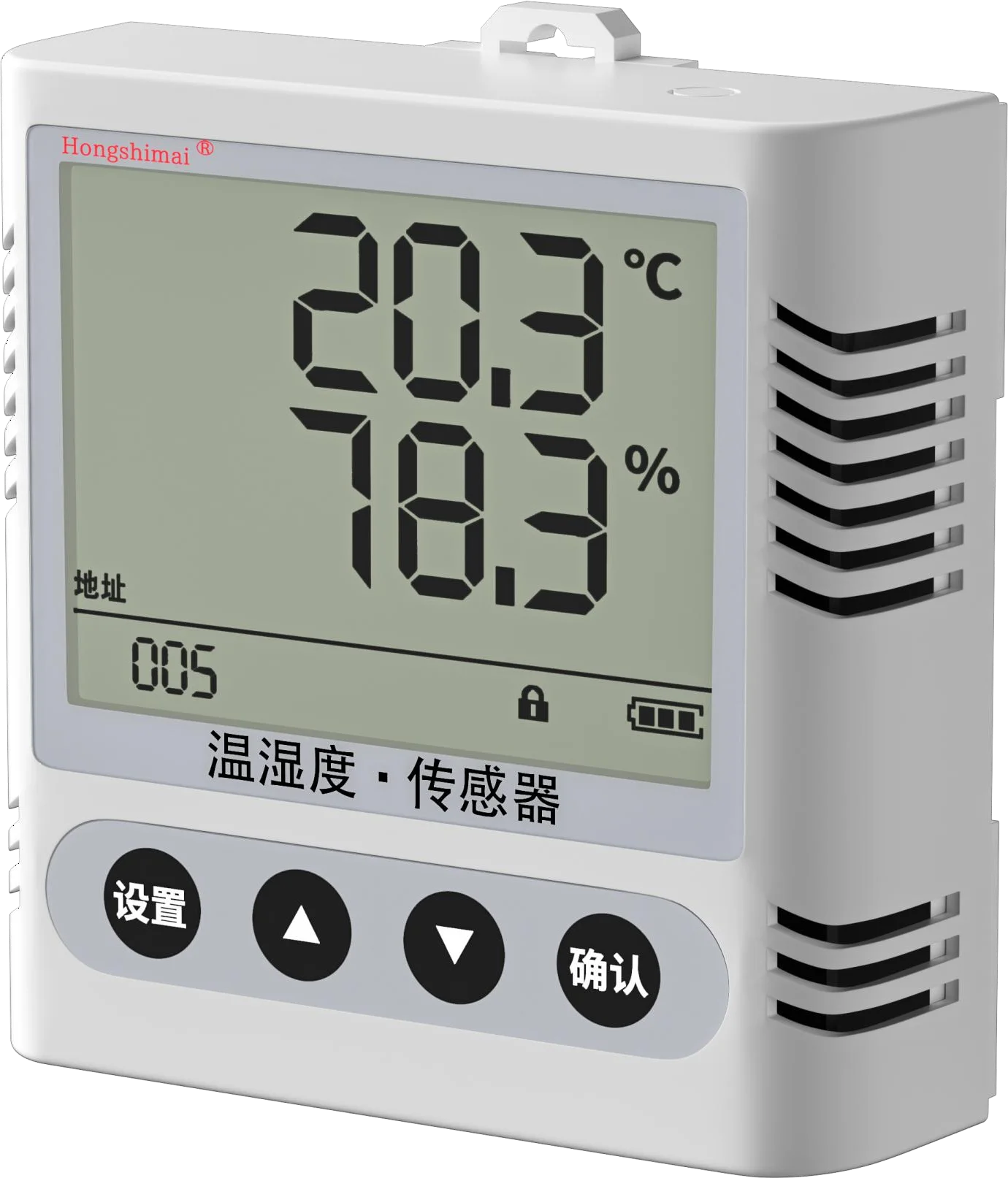 

Wall-Mounted ZKMD-WD-41 Temperature Humidity Transmitter Integrated Sensing Transmission Display Functions IP54 Protection