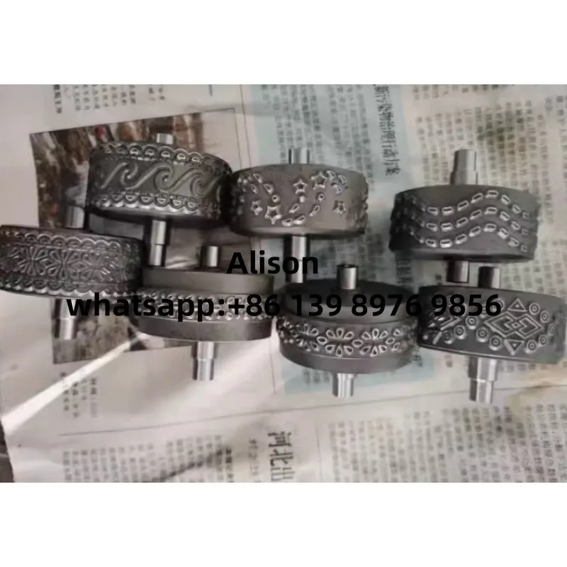 Imagem -06 - Ultrasonic Lace Máquina de Costura Molde Rolo Tecido Bolsa de Vedação Flor Knurling Dispositivo Roda Mancha no Pagamento