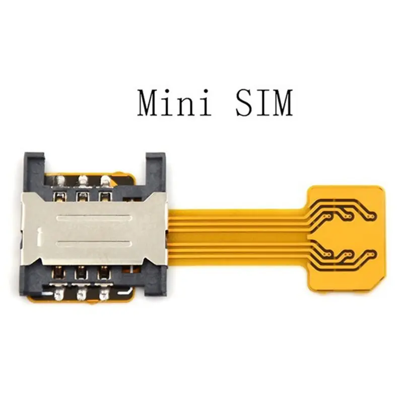 24-Hour Delivery Extension Adapter SIM Extender Card Reader Micro SD Hybrid Double Dual-SIM Card Nano Sim 2 In 1 For Cell Phone