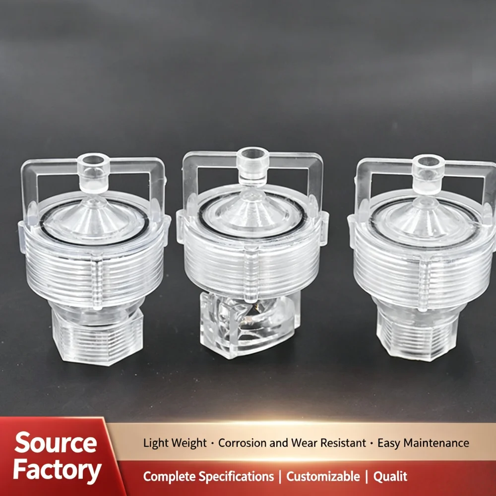 YS Snap-on ABS Plastic Elbow Impact Humidifying Nozzle, Tobacco Pipe Hollow Cone Spray Nozzle for Textile Air Conditioning