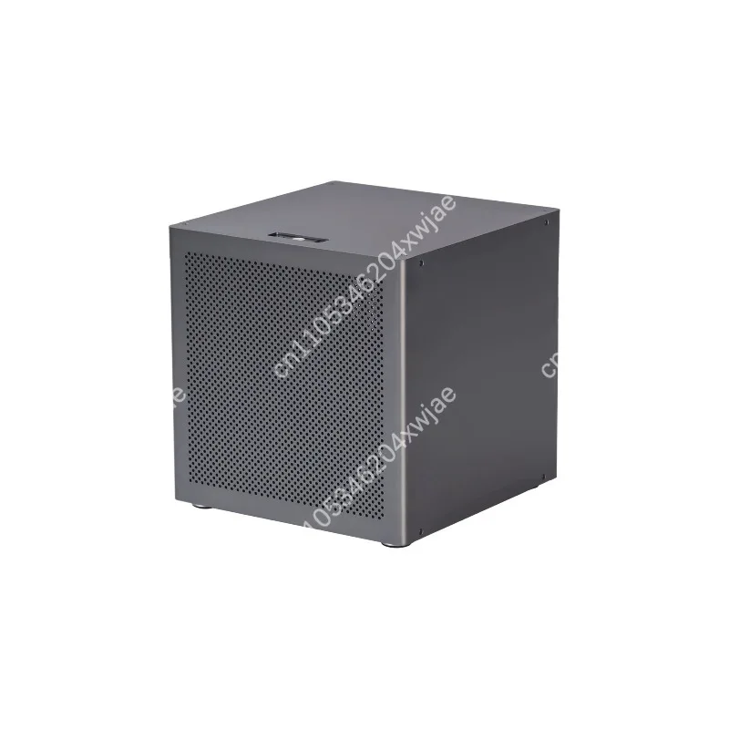 Auriga 6-Bay NAS Chassis, 2mm Anodized Aluminum MATX/ATX Support, 6x3.5+2x2.5 HDD, Full-Height PCIe Home Server
