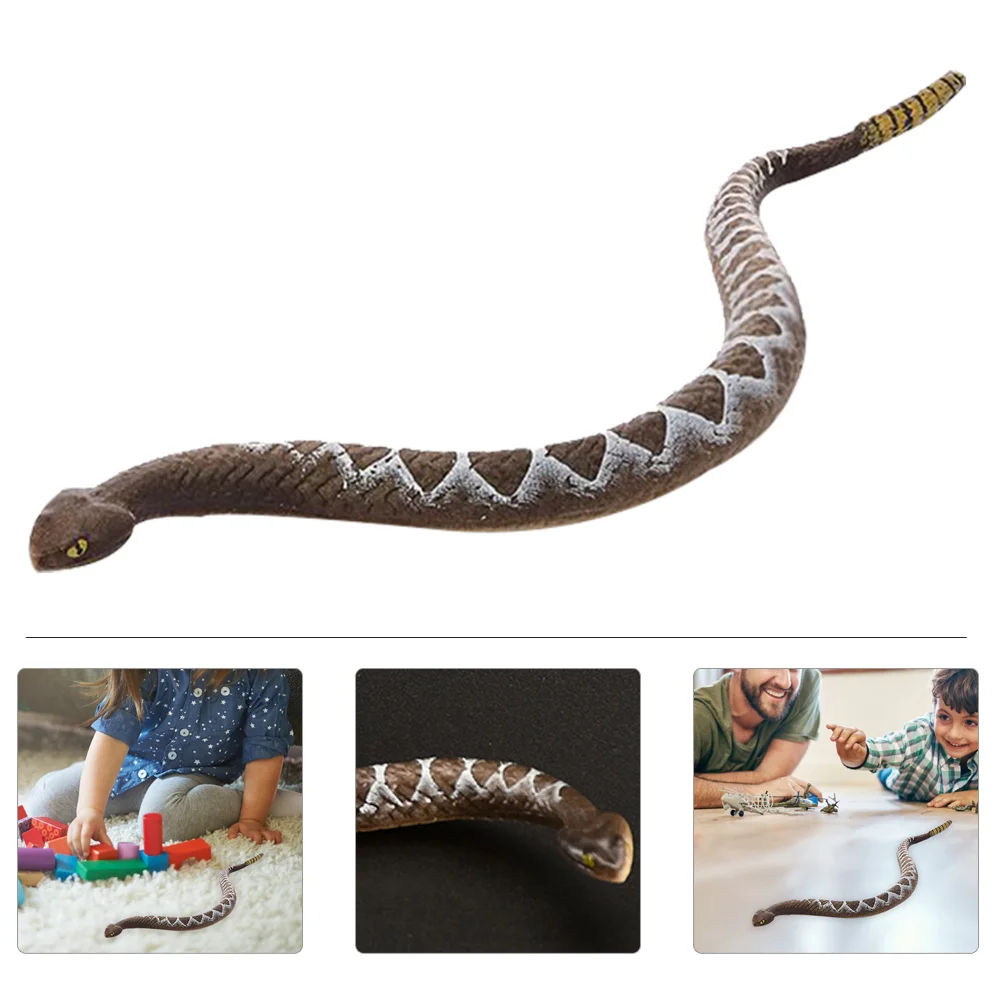 Simulation Snake Model Animal Cognitive PVC Toy Tabletop Ornament Artificial Adornment Kid Educational Shape Child Plastic