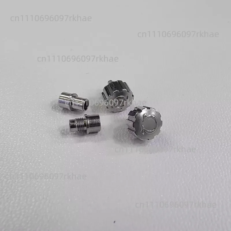 FOR 150 Series All-Steel Internal Locking Crown VS Factory Watch Parts 6.5x2.8x3.6 Silver