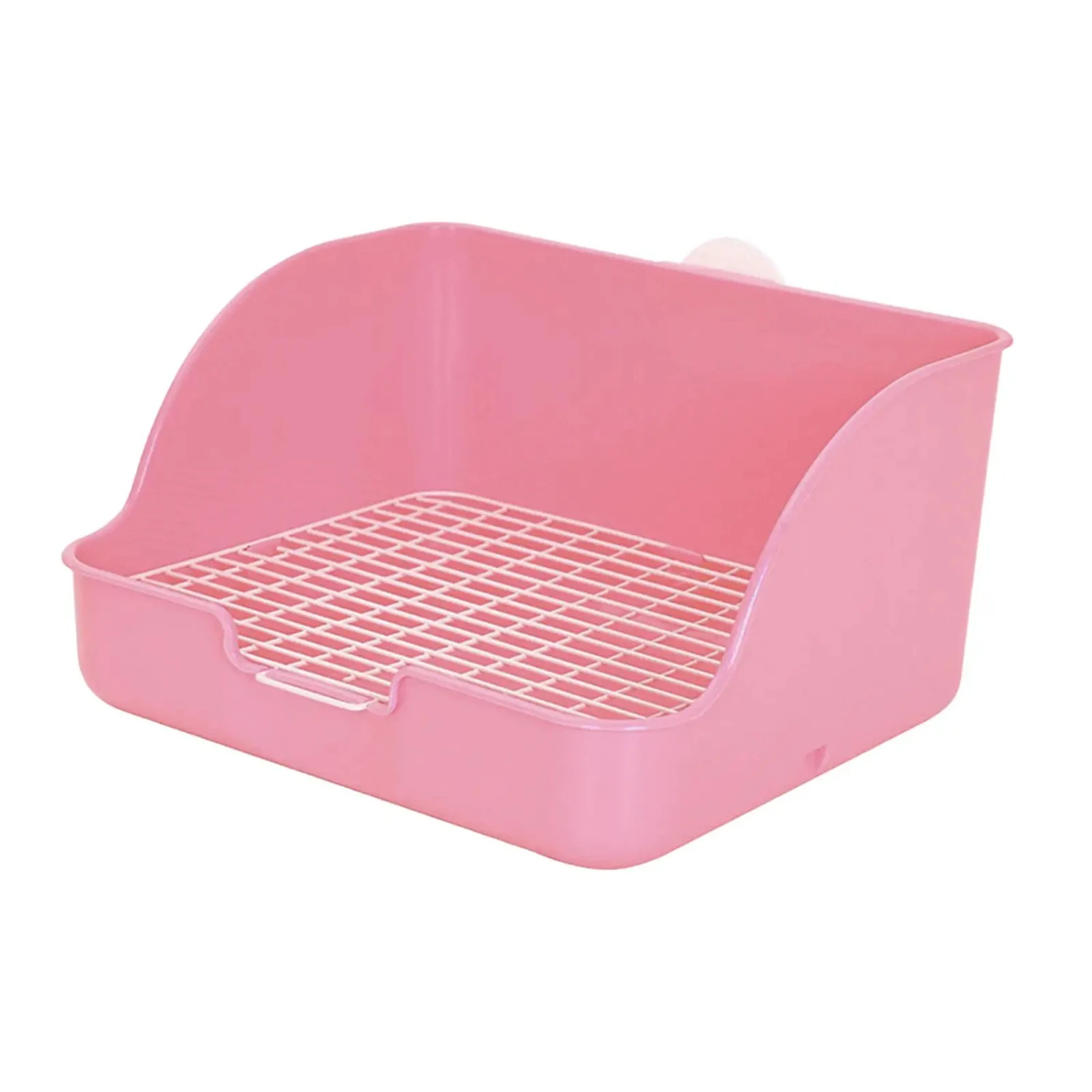 Easy to Use Rabbit Litter Box with Rectangular Shape for Small Animals - Bigger Pet Pan Potty Tray for Easy Peeing and Clean-Up