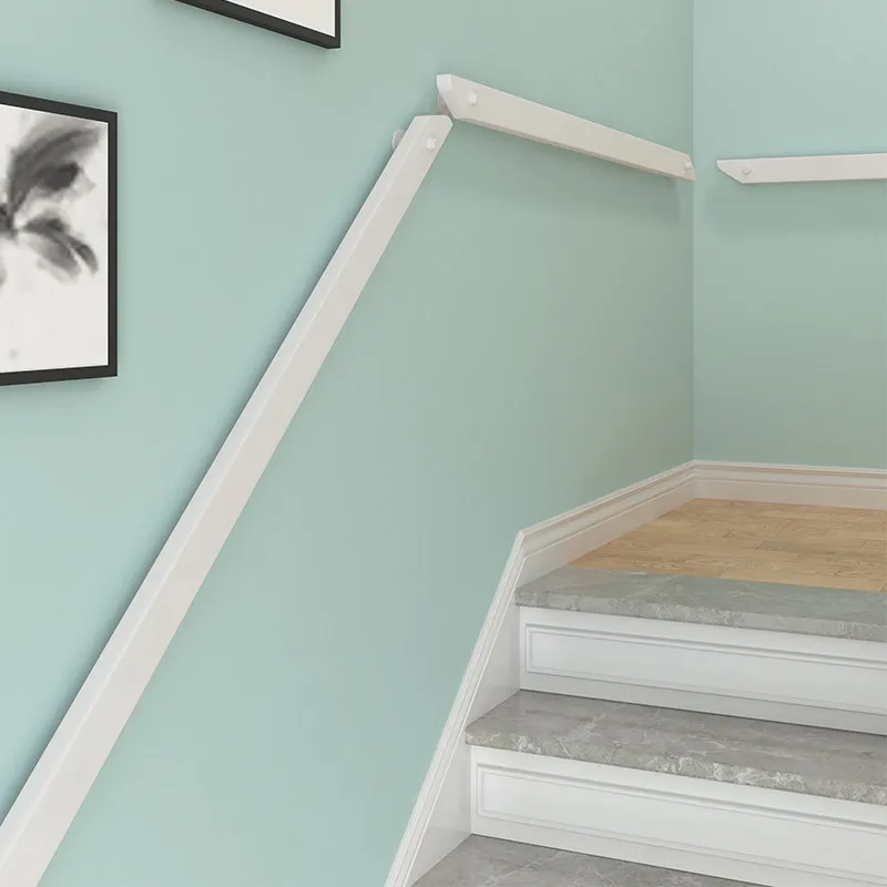 

Nordic Solid Wood Stair Handrail Modern Minimalist Wall Mounted Hallway Loft Home Elderly Non Slip Kindergarten Safety Guardrail