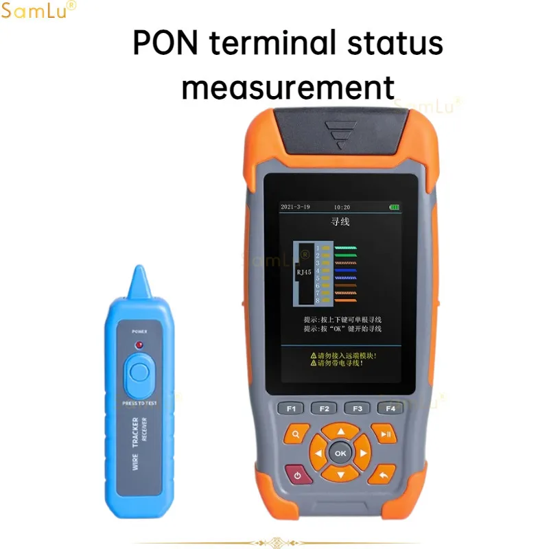 YYS-308 OTDR serat optik kualitas tinggi, penguji Status terminasi ONU tes Online dengan 5MW VFL dengan RJ45