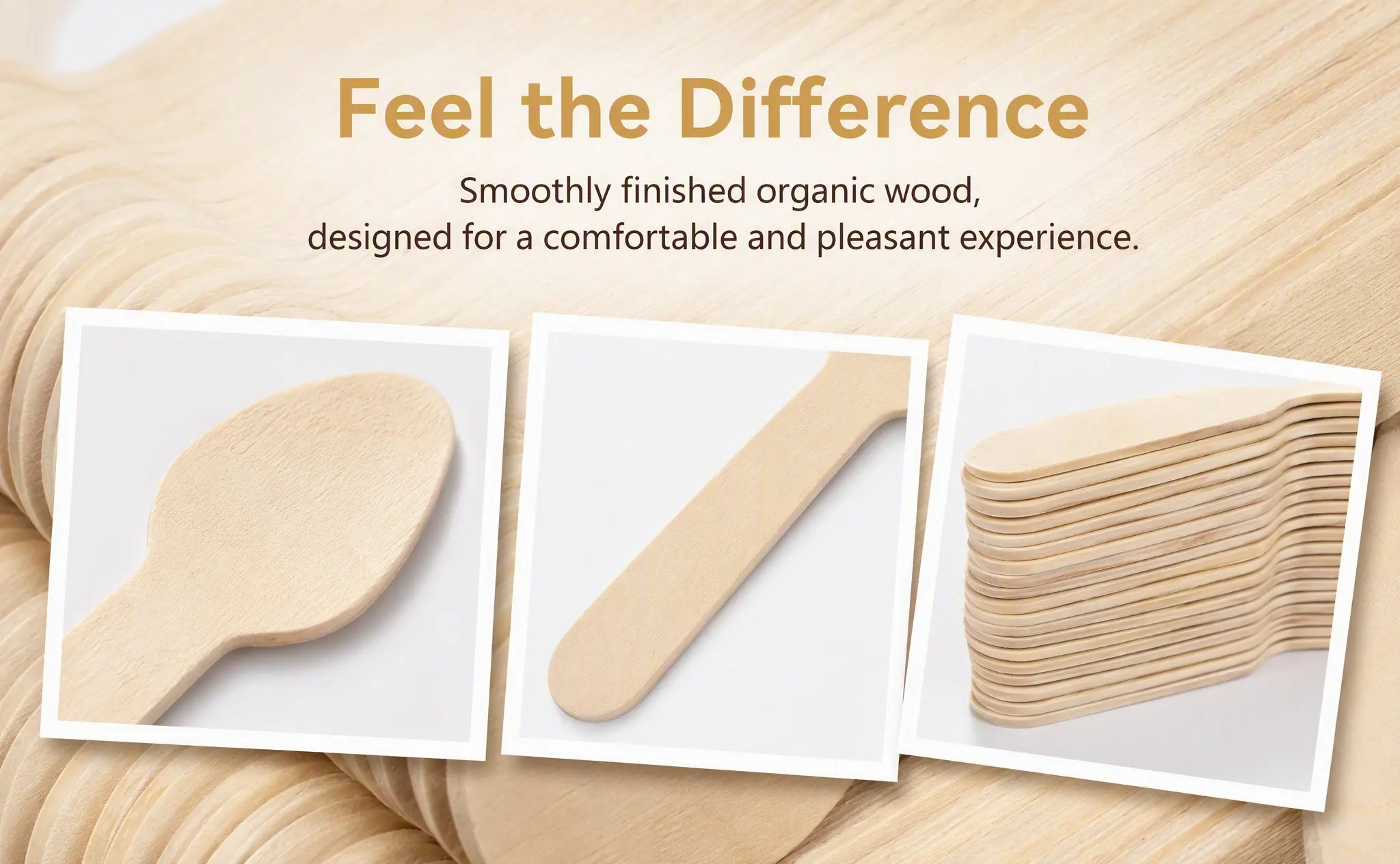 100Pcs Mini Wooden Spoons Disposable Ice Cream Spoons Smooth Surface Safe for Dessert Cake Yogurt Tasting Home Restaurant