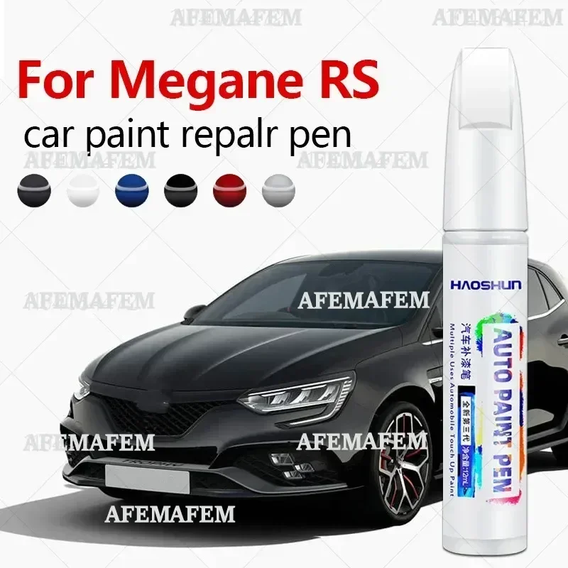 For Renault Megane RS 2004-2025 X84 X95 X96 Paint Repair Pen Touch Up Scratch Remover DIY Auto Accessories Black White yellow