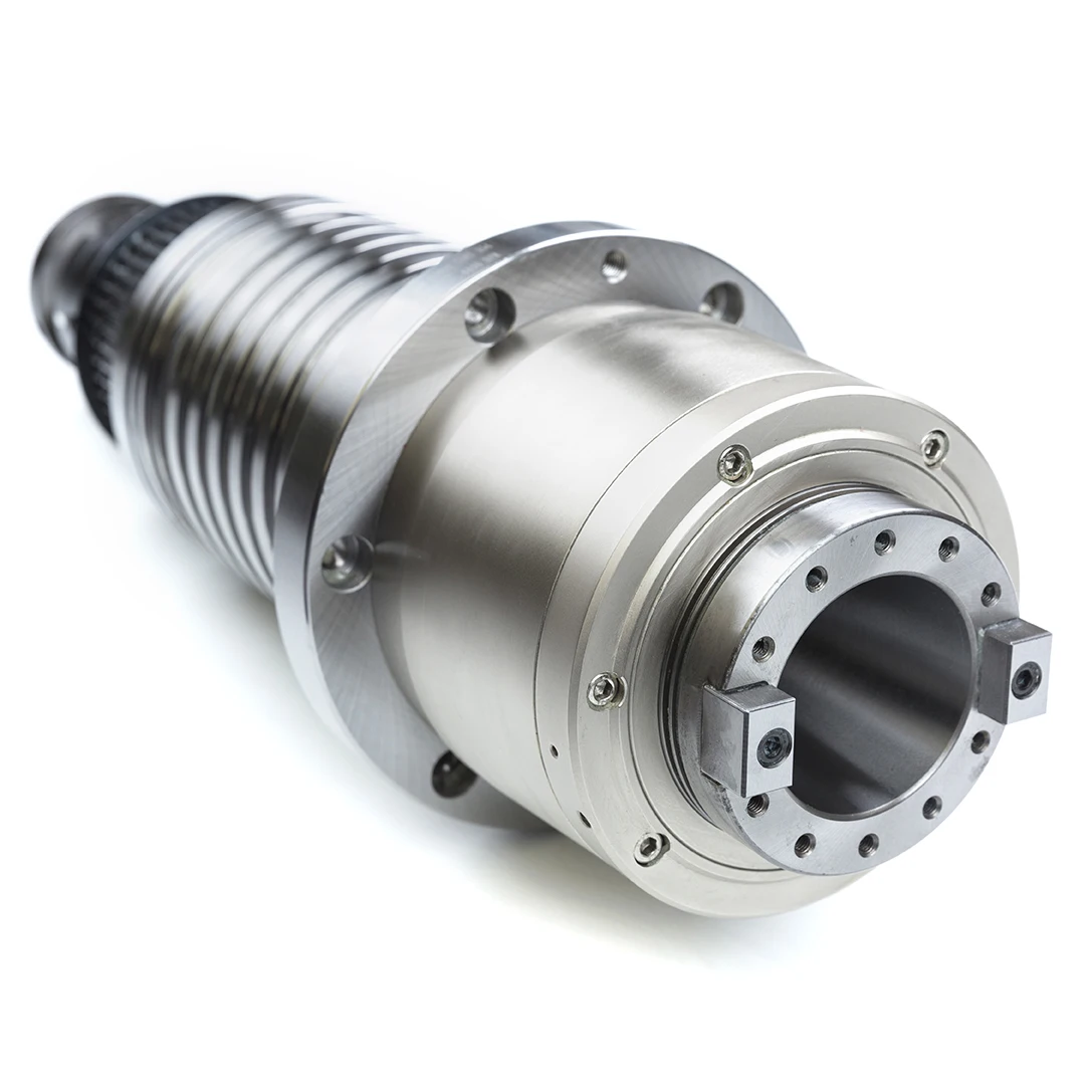 High-Performance Automatic Tool Change BT50 Bearing Components Belt Driven Spindle for Machinery Processing Machine Tool Spindle