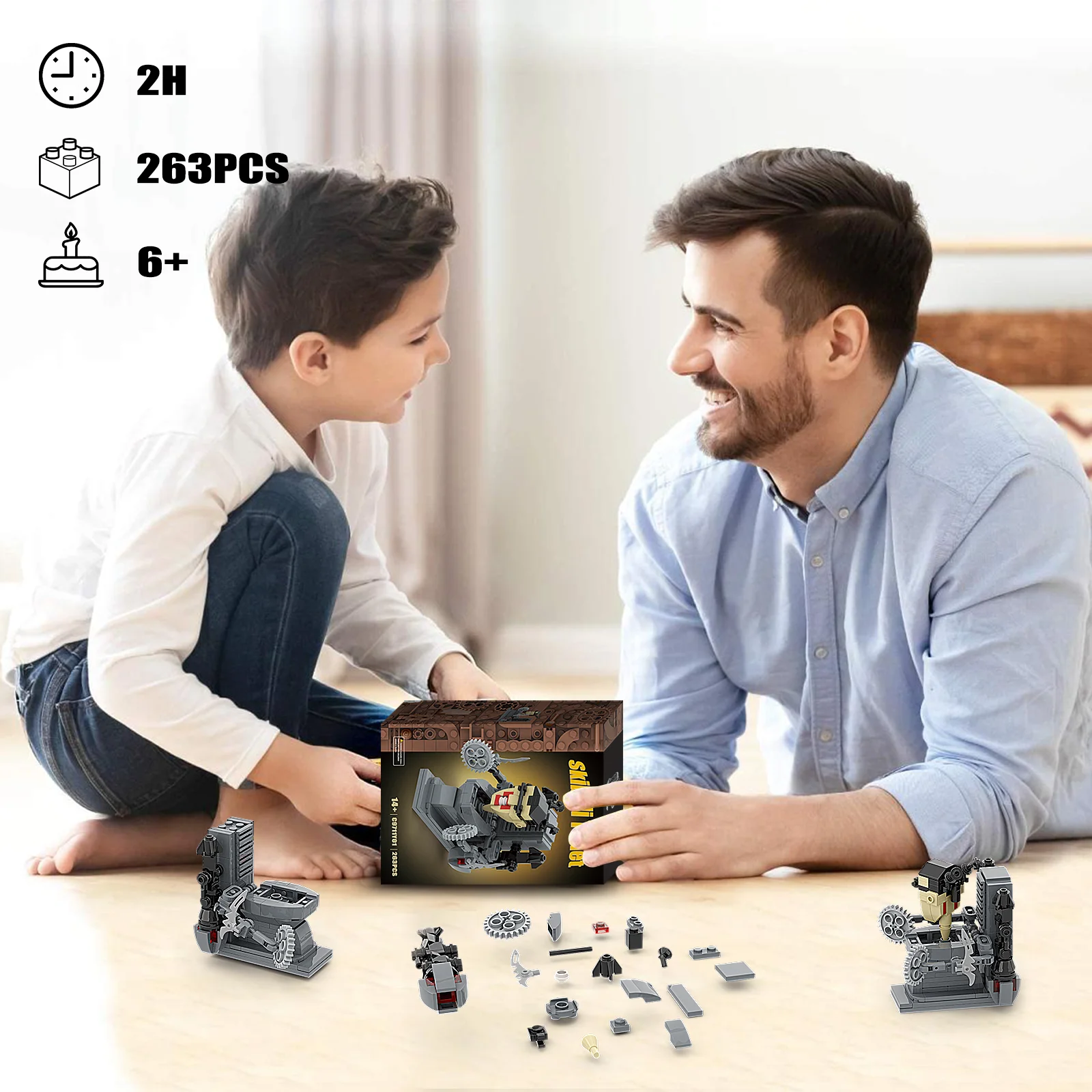 Skibidi Toilet Man vs Monitor Building Blocks The Audio and Camera Man Toys  for Kids Adults Game Fans (127/263 PCS)