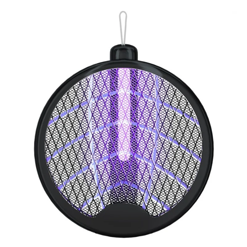 

3000V Electric Mosquito Swatter with Lamp USB Rechargeable Foldable Bug Zapper Summer Fly Swatter/Home Mosquito Swatter