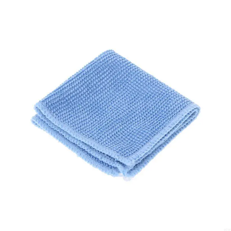 

H7JF Microfiber Water Absorption Glasses Cloth Glasses Lens Wiping Cloth 15x15cm