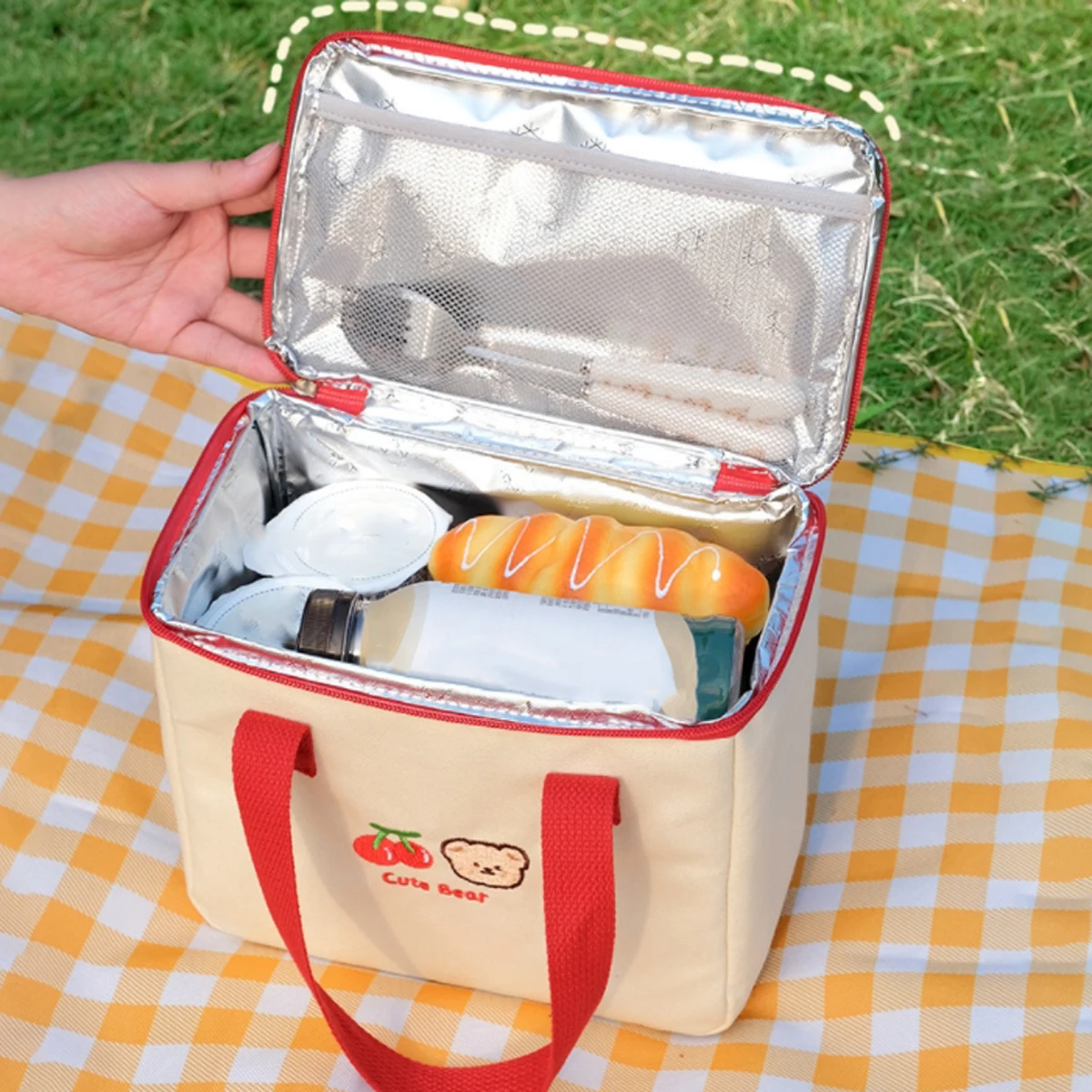 

Portable lunch box bag High appearance level large capacity lunch box bag lunch box insulated bag