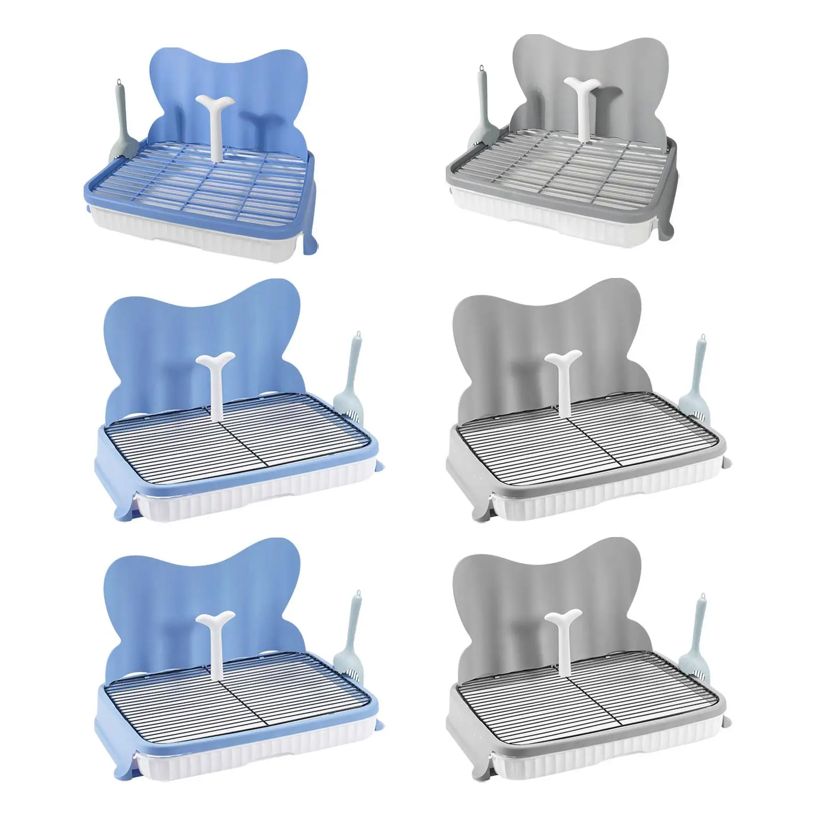 

Собачий туалет, горшок для домашних животных, прочный, быстрая очистка, защита от брызг, с мочевой колонкой