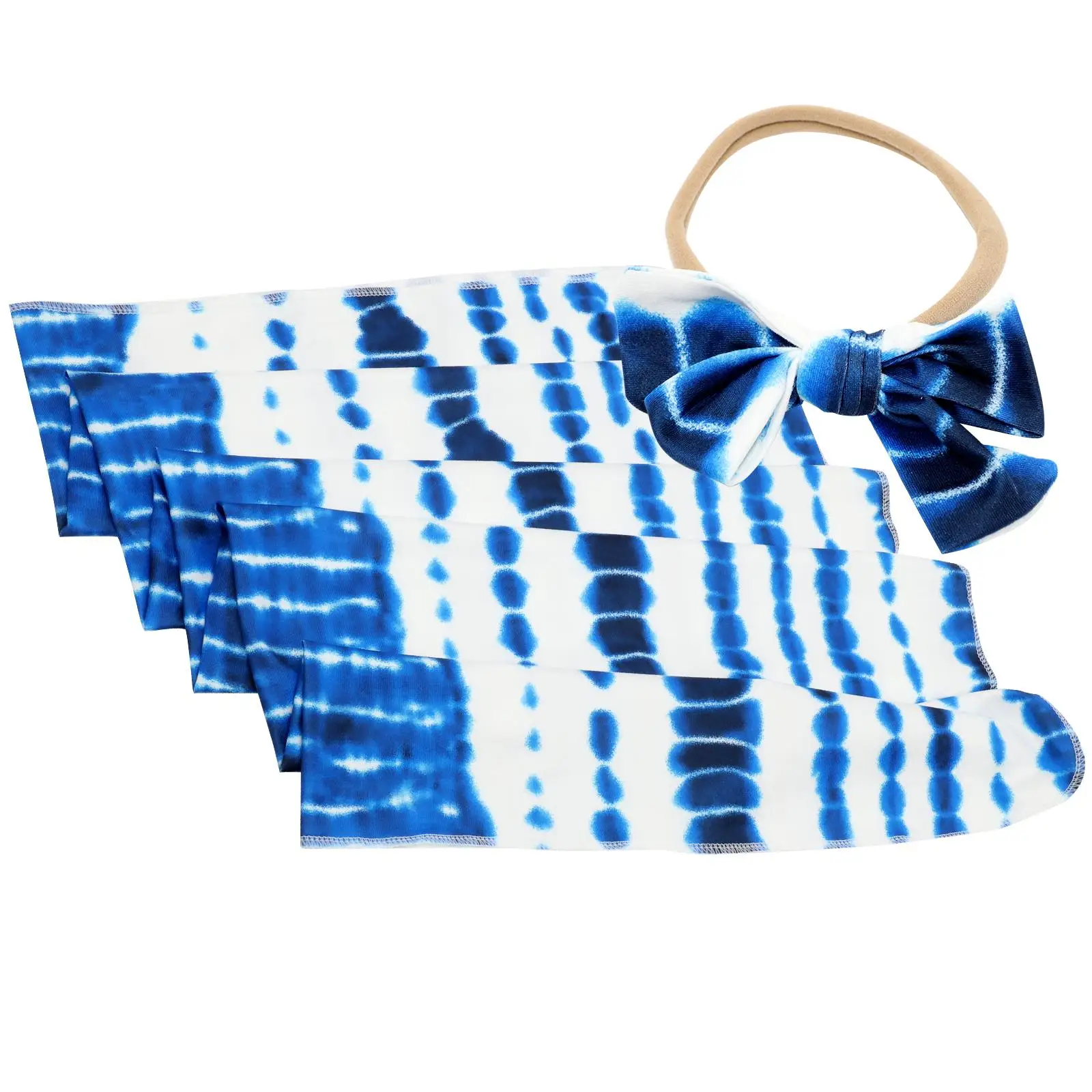 

Детский комплект с повязкой на голову, пеленальное одеяло для новорожденных девочек, удобный стильный практичный декоративный аксессуар, безопасный подарок для ребенка