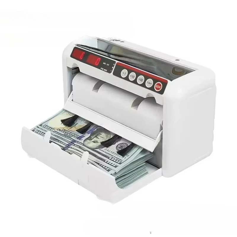 New Portable LCD Display Bill Counter, Multi Currency Cash Counting Machine Fake Money Detector 110V/220V