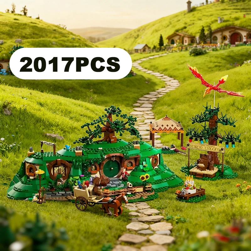 クリエイティブ ロード・オブ・ザ・リング シャイア ビルディングブロック シャイアホール 建築フィルム記念品セット 組み立てブロックおもちゃ ギフト 子供向け