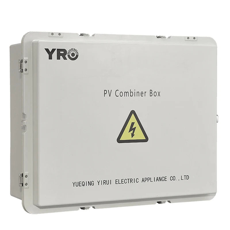 YRO 1500V AC Combiner Box Solar Panels 2/4/6/8 Channel Solar Combiner 16IN-1 PV Box 16 String DC1000V 15A Industrial Steel